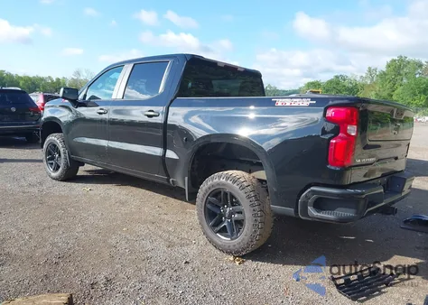 2022 Chevrolet Silverado 1500 Ltd 4Wd Short Bed Custom Trail Boss z USA, uszkodzony, nr VIN 3GCPYCEK5NG139305